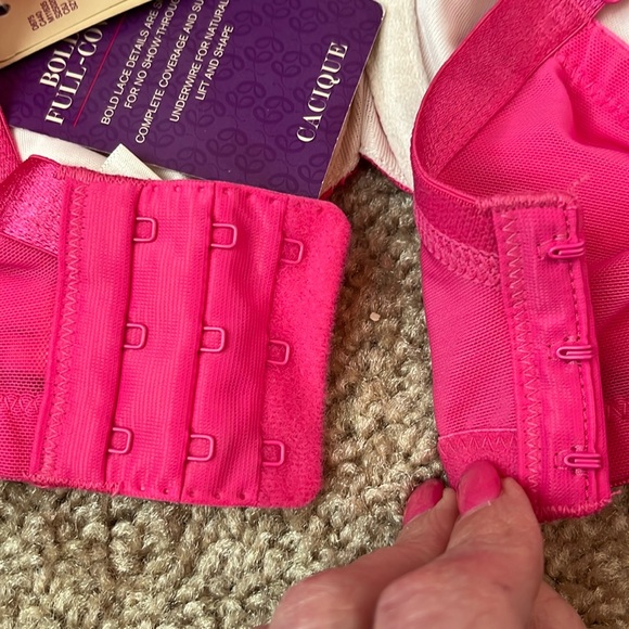 NWT Cacique Pink Lace Bra - Picture 10 of 14